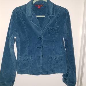 Teal corduroy jacket